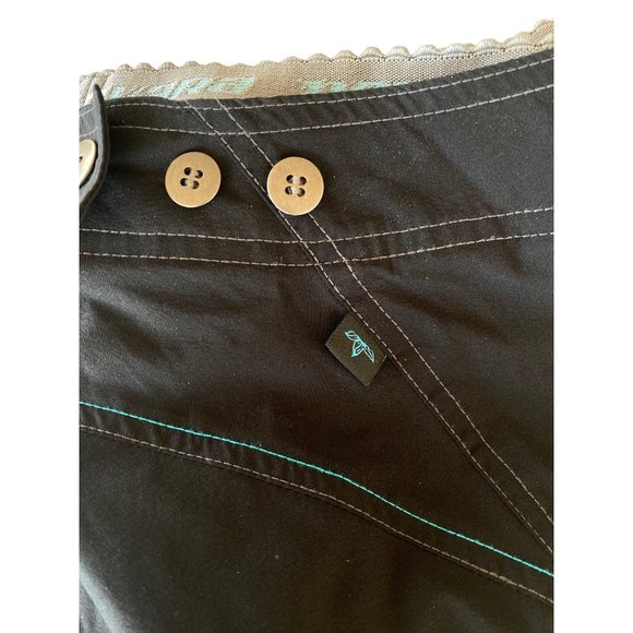 Novara Cycling Pants Crop Large Women's Capri Padded Liner Black Embroidered - Picture 15 of 16